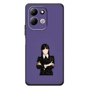Чохли Венсдей на Xiaomi Redmi 17 Уенсдей (AlphaPrint) (Венздей у чорному)
