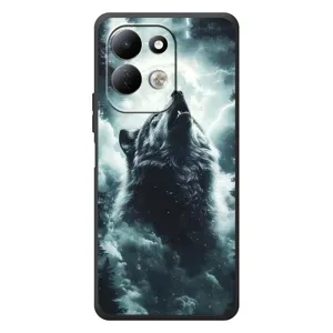 Чехол с картинкой «Хищники» для Xiaomi Redmi 17 (Волк в облаках)