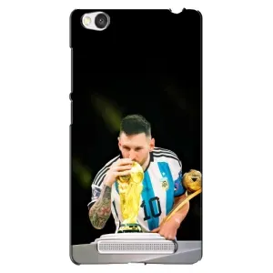 Чехлы для Xiaomi Redmi 4A (Leo чемпион) (AlphaPrint) (Кубок Месси)