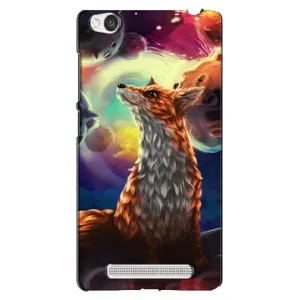 Чехлы с картинкой Лисички для Xiaomi Redmi 4A (VPrint) (Лисица в космосе)