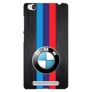 Чехол для Редми 4А - с принтом БМВ (AlphaPrint) (Лого BMW)