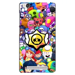 Чехол для Xiaomi Redmi 4A Бравл Старс (VPrint) (Лого Brawl Stars)