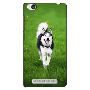 Чехол с Хаски для Xiaomi Redmi 4A - (AlphaPrint) (Радостный Хаски)