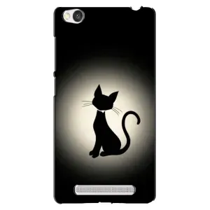 Чохол з принтом для Xiaomi Redmi 4A (AlphaPrint) Модні коти (Силует котика)