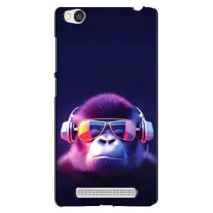 Чехол с Обезьянами Xiaomi Redmi 4A - (AlphaPrint) (Стильная обезьяна)