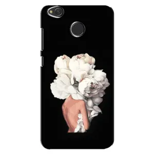 Чехлы (ART) Цветы на Xiaomi Redmi 4X (VPrint) (Білі квіти)