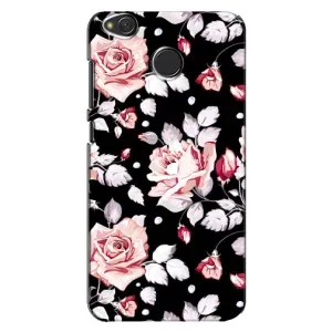 Чохли з квітами для Xiaomi Redmi 4X (VPrint) (Квіти на чорному)