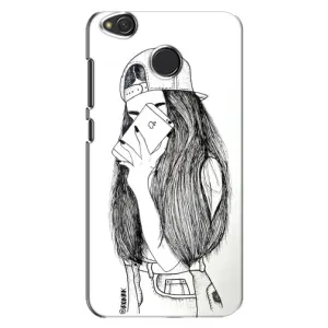 Чехол с печатью для Xiaomi Redmi 4X - (Мода) (AlphaPrint) (Фото девочки)