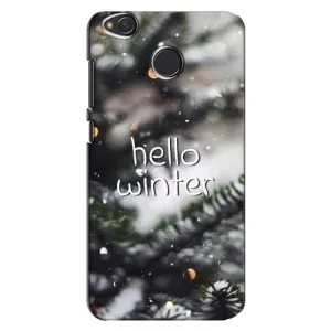 Новогодние, Праздничные Чехлы для Xiaomi Redmi 4X - 2024 год (Hello winter)