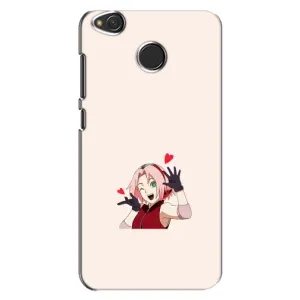 Чехлы Персонажи Аниме Наруто для Xiaomi Redmi 4X (AlphaPrint) (Лайк Сакура)