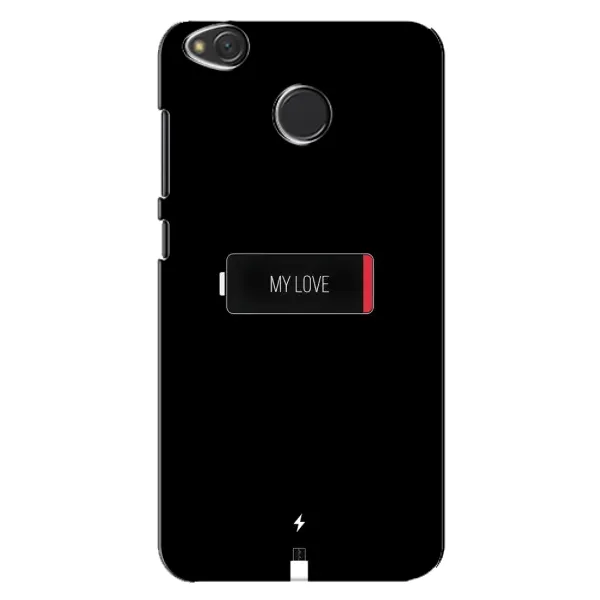 Чехол с принтом «Love battery» для Xiaomi Redmi 4X