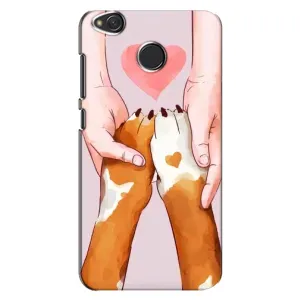 Чехлы с собаками для Xiaomi Redmi 4X (VPrint) (Любовь к собакам)