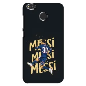 Чехлы для Xiaomi Redmi 4X (Leo чемпион) (AlphaPrint) (Messi ПСЖ)