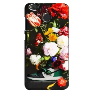 Брендновые Чехлы для Xiaomi Redmi 4X - (PREMIUMPrint) (Nike цветы)