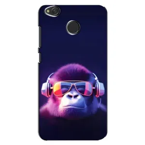 Чехол с Обезьянами Xiaomi Redmi 4X - (AlphaPrint) (Стильная обезьяна)