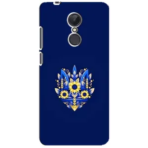Чехлы для Xiaomi Redmi 5 Plus Укр. Символика (AlphaPrint) (Цветочный Герб)