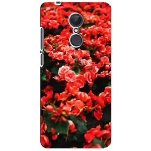 Чохли з квітами для Xiaomi Redmi 5 Plus (VPrint) (Квіти червоні)