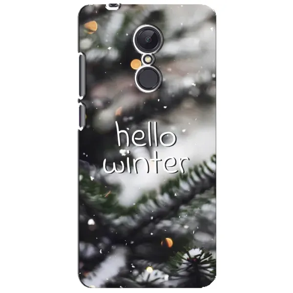 Чехол с принтом «Hello winter» для Xiaomi Redmi 5 Plus Чехол с принтом «Hello winter» для Xiaomi Redmi 5 Plus