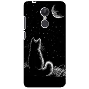 Чехол с принтом для Xiaomi Redmi 5 Plus (AlphaPrint) Модные коты