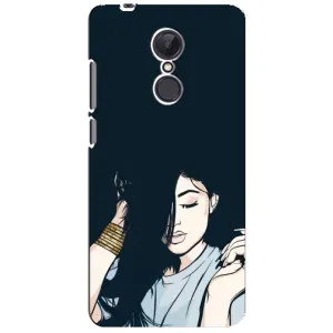 Чохол з друком для Xiaomi Redmi 5 Plus - (Мода) (AlphaPrint) (Гарна дівчина)