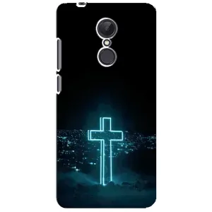 Християнські Чохли для Xiaomi Redmi 5 Plus (AlphaPrint) (Хрест і місто)