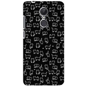 Чехол с принтом для Xiaomi Redmi 5 Plus (AlphaPrint) Модные коты (Меленькие котики)