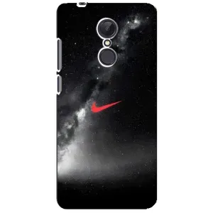 Чехол для Xiaomi Redmi 5 Plus - с принтом Найк (AlphaPrint) (Найк красный)