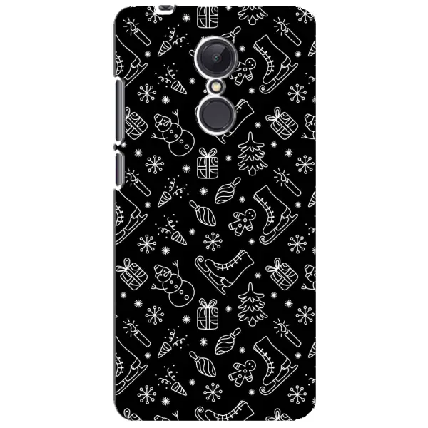 Чехол с принтом «Новогодний фон» для Xiaomi Redmi 5 Plus Чехол с принтом «Новогодний фон» для Xiaomi Redmi 5 Plus