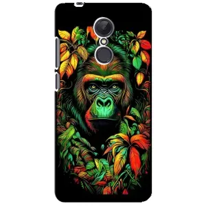 Чехол с Обезьянами Xiaomi Redmi 5 Plus - (AlphaPrint) (Обезьяна в тропиках)