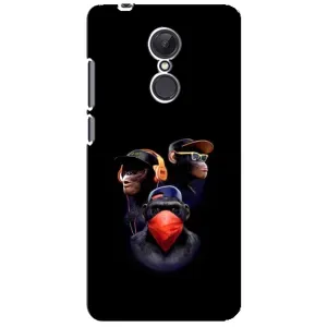 Чехол с Обезьянами Xiaomi Redmi 5 Plus - (AlphaPrint) (Три обезьяны)