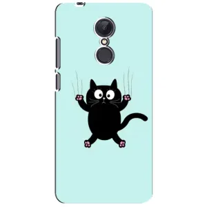 Чехол с принтом для Xiaomi Redmi 5 Plus (AlphaPrint) Модные коты (Падающий кот)