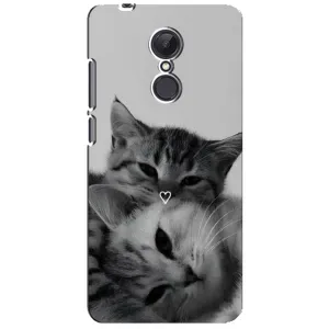 Чехол с рисунком кот на Xiaomi Redmi 5 Plus (Пара котов)