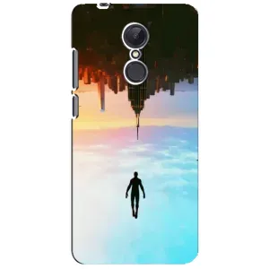 Чохол з людиною павуком для Xiaomi Redmi 5 Plus - (AlphaPrint) (Людина павук)