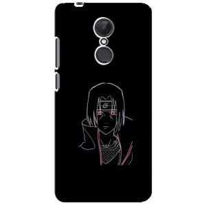 Чехлы на тему: Итачи Учиха для Xiaomi Redmi 5 Plus (AlphaPrint) (силуэт Итачи)