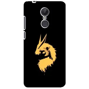 Naruto Anime Чехлы для Редми 5 Плюс (AlphaPrint) (силуэт Курама Наруто)