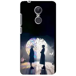 Чехлы Венсдей на Xiaomi Redmi 5 Plus Уэнсдей (AlphaPrint) (Уэнздей и Инид)