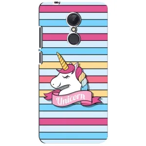 Чохол для Сяомі Рєдмі 5 Плюс - (Єдинорожки - Новинки) (AlphaPrint) (Unicorn)