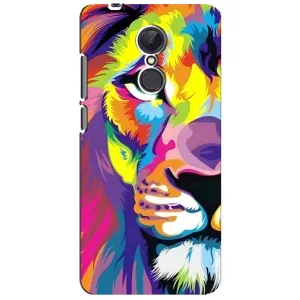Чехол со Львом для Xiaomi Redmi 5 Plus (VPrint) (Яркий Лев)