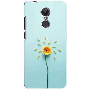 Чохли з квітами для Xiaomi Redmi 5 Plus (VPrint) (Жовта квітка)