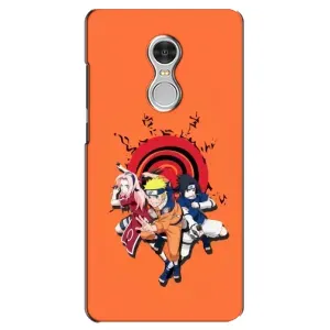 Naruto Anime Чехлы для Редми 5 (AlphaPrint) (команда Наруто)