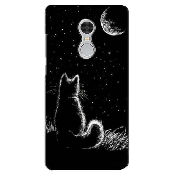 Чохол з принтом «Котик і місяць» для Xiaomi Redmi 5