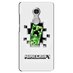 Чехол Майнкрафт на Xiaomi Redmi 5 (AlphaPrint) Minecraft (крипер Майнкрафт)