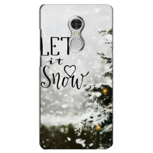 Новорічні, Святкові Чохли для Xiaomi Redmi 5 - 2024 год (Let it snow)