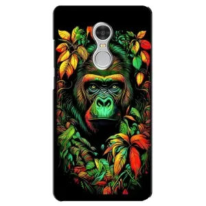 Чохол з Мавпами Xiaomi Redmi 5 - (AlphaPrint) (Мавпа в квітах)