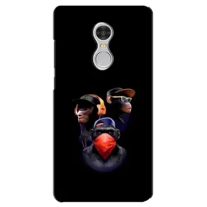 Чохол з Мавпами Xiaomi Redmi 5 - (AlphaPrint) (Три мавпи)