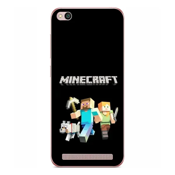 Чехол с принтом «герои Minecraft» для Xiaomi Redmi 5A Чехол с принтом «герои Minecraft» для Xiaomi Redmi 5A