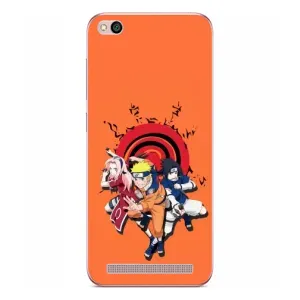 Naruto Anime Чехлы для Редми 5А (AlphaPrint) (команда Наруто)