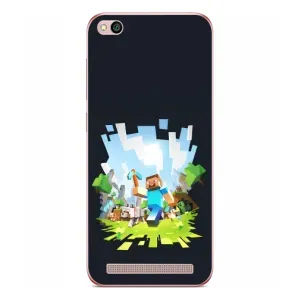 Чохол Майнкрафт на Xiaomi Redmi 5A (AlphaPrint) Minecraft (персонажі Minecraft)