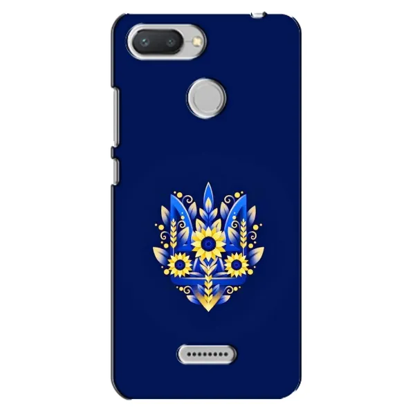 Чохол з принтом «Квітковий Герб» для Xiaomi Redmi 6