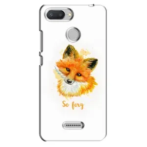Чохли з картинкою Лисичка для Xiaomi Redmi 6 (VPrint) (Дівчинка Лиса)